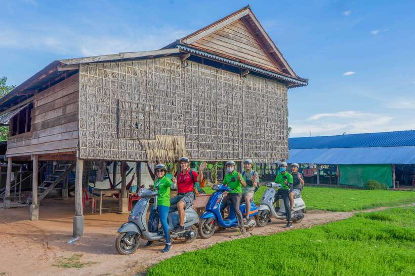 Siem Reap Countryside Sunset Vespa Tour or Tuk Tuk - A 45-minute look at village life