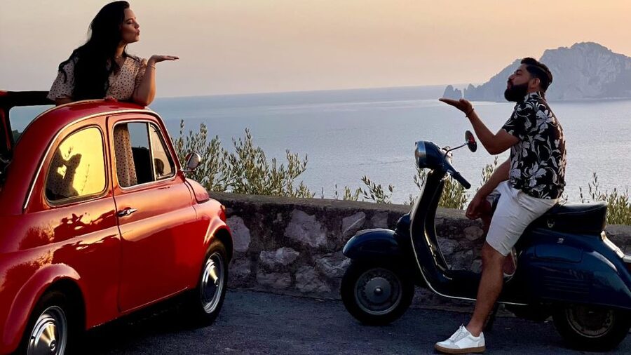 Sorrento Coast Couples Photo Tour by Vintage Fiat 500 - What the Photographer Actually Provides