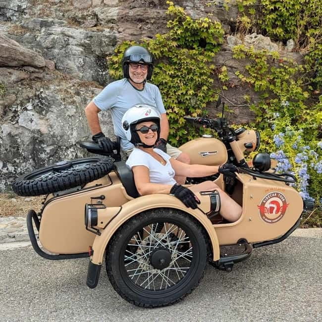 The Corniche d'Or — Sidecar-Cannes - Following the red rocks toward Théoule