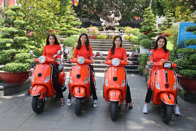 The Insider's Saigon With Female Ao Dai Riders Vespa 4,5 Hours - Finishing with Vietnamese food