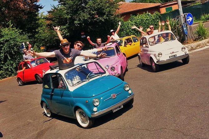 The ORIGINAL Fiat 500 3hour chauffeured tour - The Colosseum photo stop