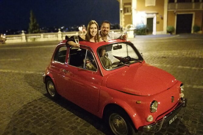 The Original Fiat 500 Night Tour of Rome - Snacks, photos, and the flexible pace