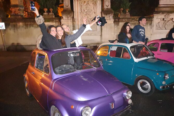 The Original Fiat 500 Night Tour of Rome - Starting at Piazza Navona