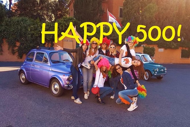 The ORIGINAL Fiat 500 Tour of Rome's 7 Hidden Gems - Piazzale Giuseppe Garibaldi and Rome from above