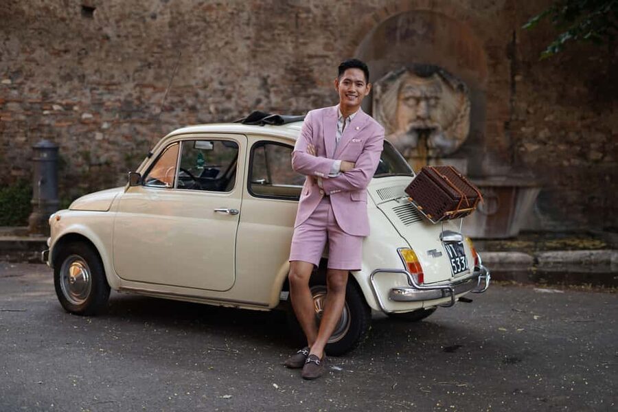 Timeless Rome: A Journey in a Vintage Fiat 500 - Gianicolo Terrace and Fontana dell’Acqua Paola