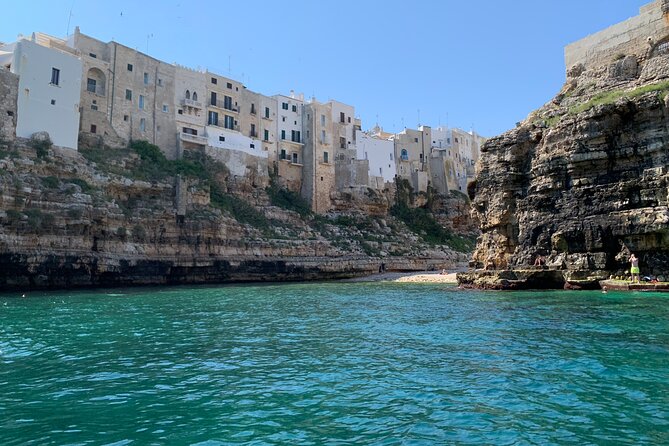 Tour of Polignano a Mare in Ape Calessino - The Grotta Palazzese area and the Pearl of the Adriatic