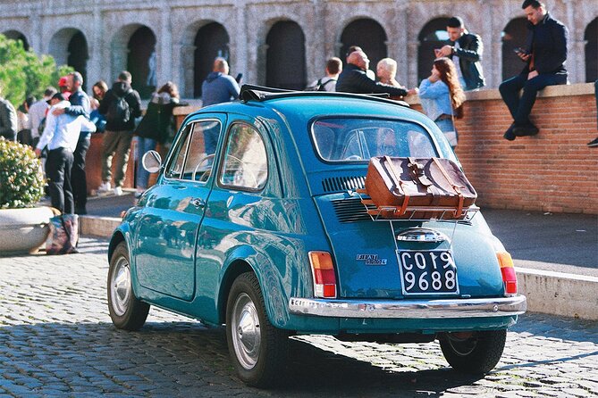 Tour of Rome Aboard a Vintage Fiat 500 - Timing, pickup, and practical details