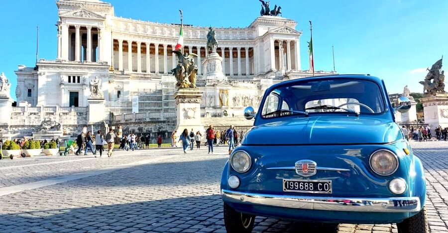 Tour of Rome on board a Vintage Fiat 500 - Santa Maria Maggiore and San Giovanni in Laterano