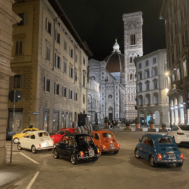 Tuscan Evening Tour: Fiat 500, 8:30 to 10 PM - Price and value at $175.59 per person