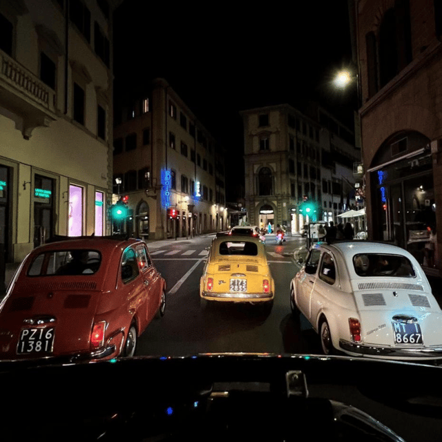 Tuscan Evening Tour: Fiat 500, 8:30 to 10 PM - The practical side of driving in Florence