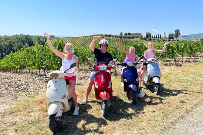 Tuscany Sunset Vespa tour with Dinner at a Chianti Winery - Key points to know before booking