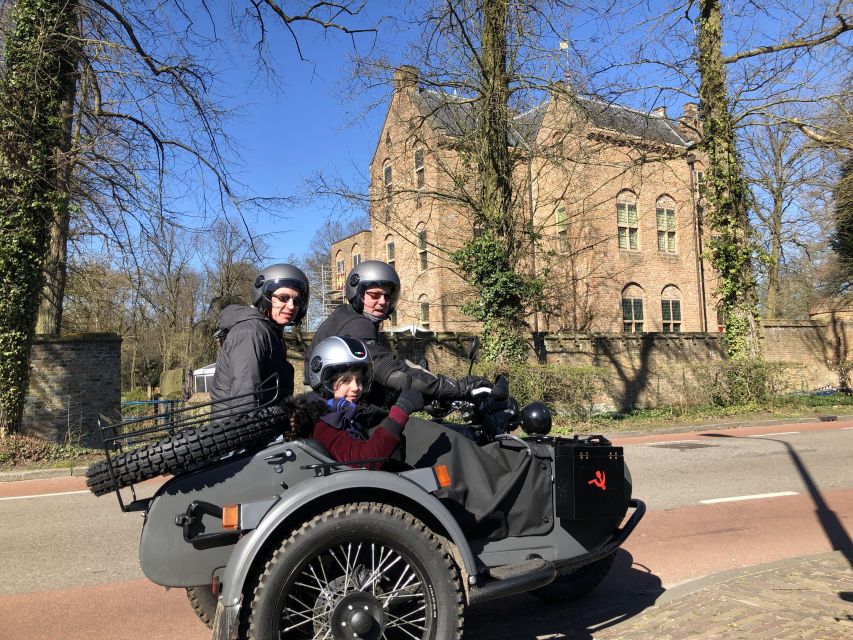 Utrecht or Amsterdam Sidecar Tour. City, rural or TAILORMADE - Utrecht Mix for the best all-round view