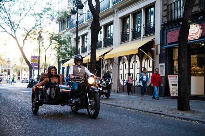 Valencia Highlights on a Vintage Sidecar with local driver - From bullring mosaics to medieval gates