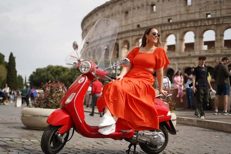 Vespa city tour in Rome with two different routes - Why a Vespa is a smart way to see Rome quickly