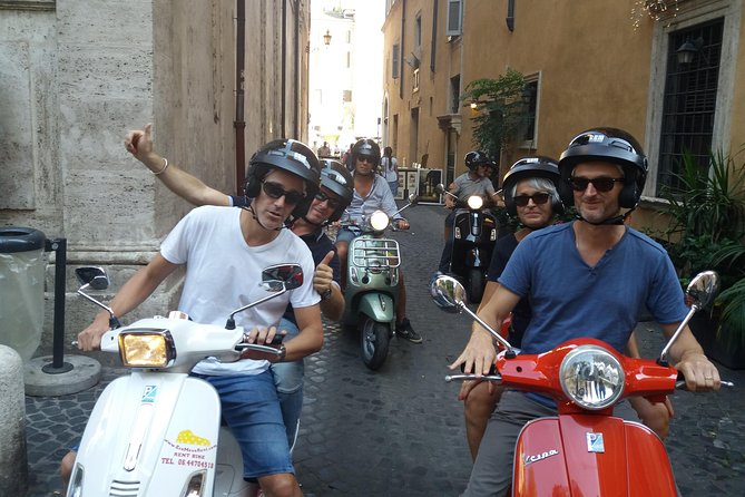 Vespa Rental in Rome 24 hours - Riding in Roman traffic and on cobblestones