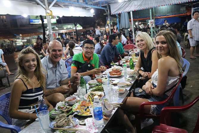 Vespa Saigon By Night Street Food Tour - Acoustic Music, Dessert, and the Last Stop