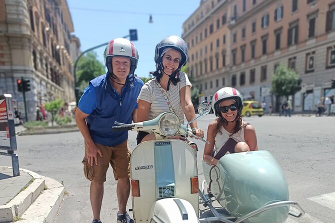 Vespa Sidecar Tour By Night with Pickup - Why a Vespa is a smart way to see Rome at night