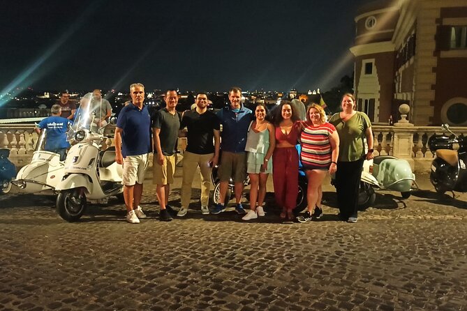 Vespa Sidecar Tour By Night with Pickup - Trastevere for gelato, coffee, and a change of pace