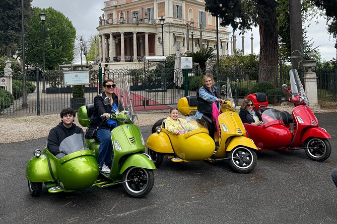 Vespa Sidecar Tour in Rome - Comfort, traffic, and the night option