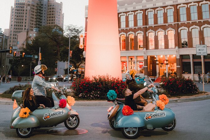 VESPA SiDECAR Tour in San Antonio with Tacos - What makes this San Antonio ride different