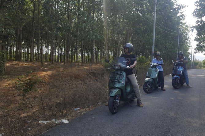 Vespa Sunset Tour - Riding through old roads and village scenery