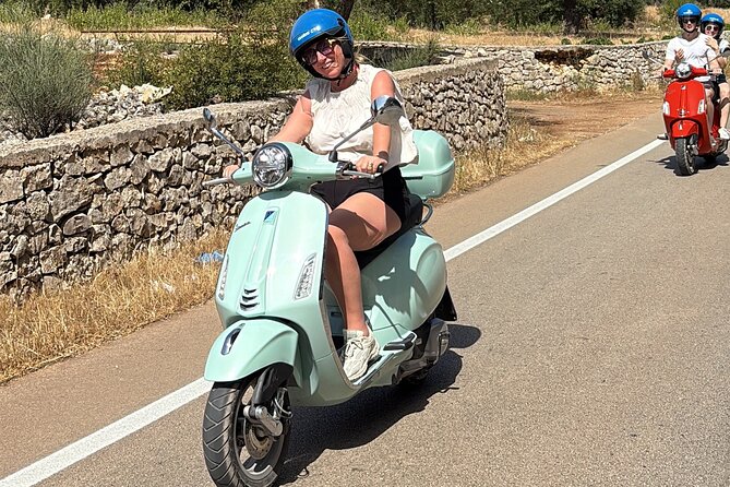 Vespa tour from Polignano to Savelletri with octopus sandwich - Giuseppe and the tone of the ride