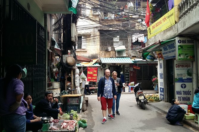 Vespa Tour Hanoi Life Rustic - West Lake, an old pagoda, and a drink outdoors
