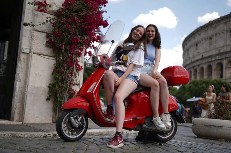 Vespa Tour with Professional Photography in Rome - Key points to know before booking
