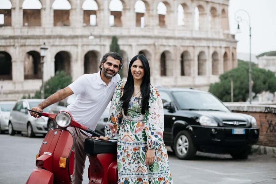 Vespa Tour with Professional Photography in Rome - Riding arrangements and practical comfort