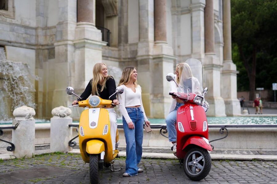 Vespa tour with Professional Photoshoot - Orange Garden brings a calmer view of Rome
