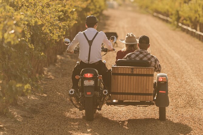 Vineyard Rides Paso Robles Sidecar Wine Adventure - Starting at Cass Winery on Linne Road