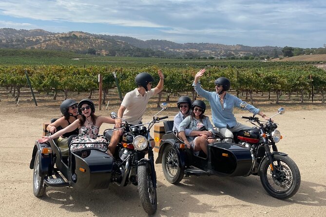 Vineyard Rides San Luis Obispo Sidecar Wine Adventure - Who will enjoy this most
