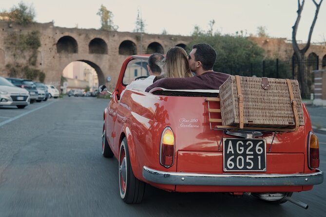 Vintage Fiat 500 Cabriolet: Rome's Highlight Semi Private Tour - Gianicolo delivers the best view