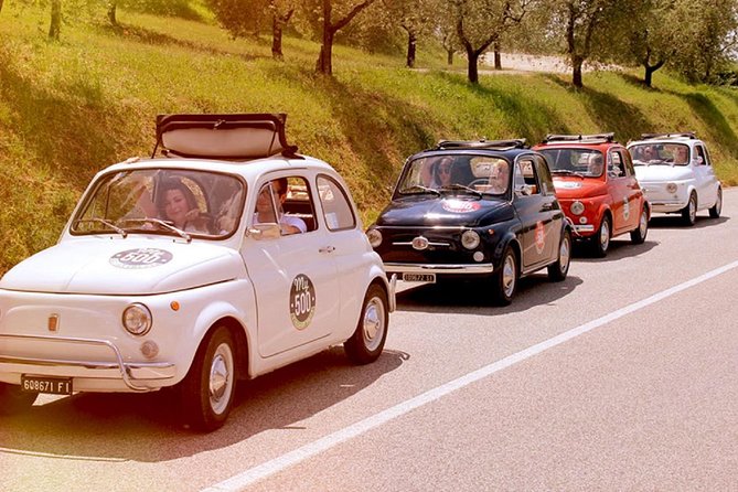 Vintage Fiat 500 Tour from Siena: Tuscan Hills and Winery Lunch - Meeting the caravan outside Siena
