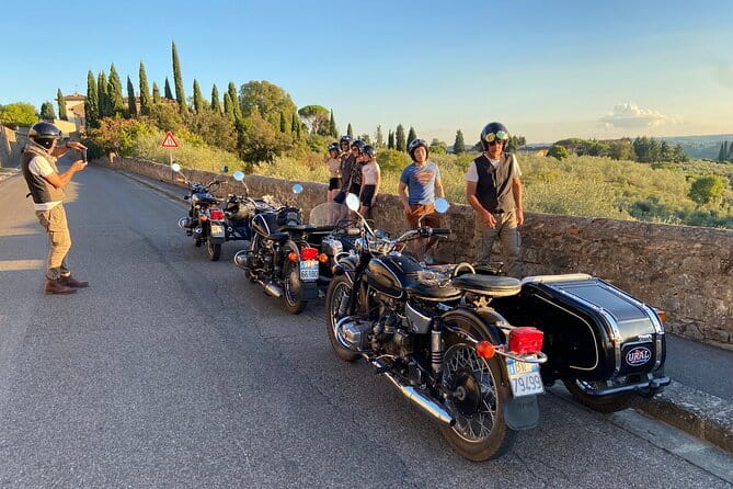 Vintage Sidecar Motorcycle Tour of Florence - The Highlights of the City - The Chiantigiana road beyond Florence