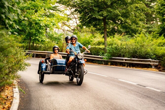 Vintage Sidecar Motorcycle Tour of Florence - The Highlights of the City - Piazzale Michelangelo for the classic Florence view